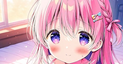 ピンクのリボン☆