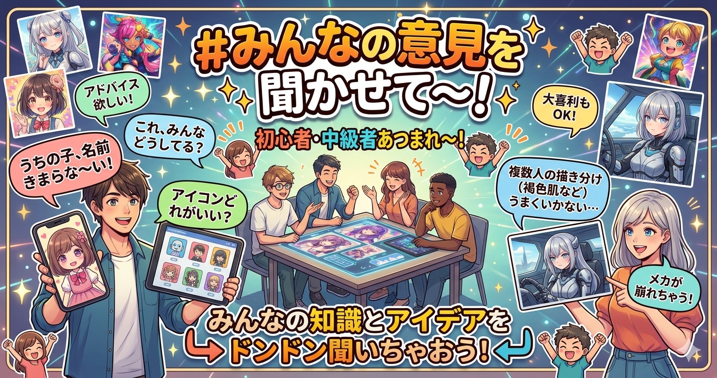 #みんなの意見を聞かせて～！ 2026/5/3 0:00~2026/5/6 23:59