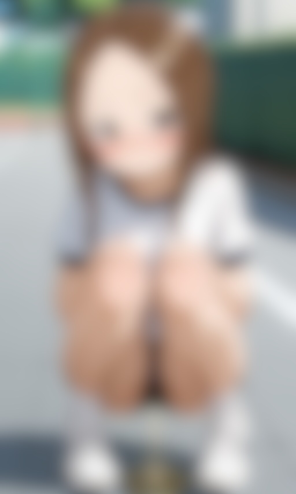 おしっこお漏らしチャレンジ【高〇さん】(体操着（ブルマ）)