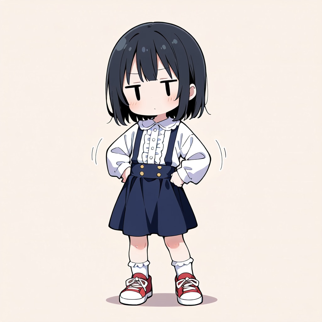 茉莉、風を起こす【パラパライラスト４０】