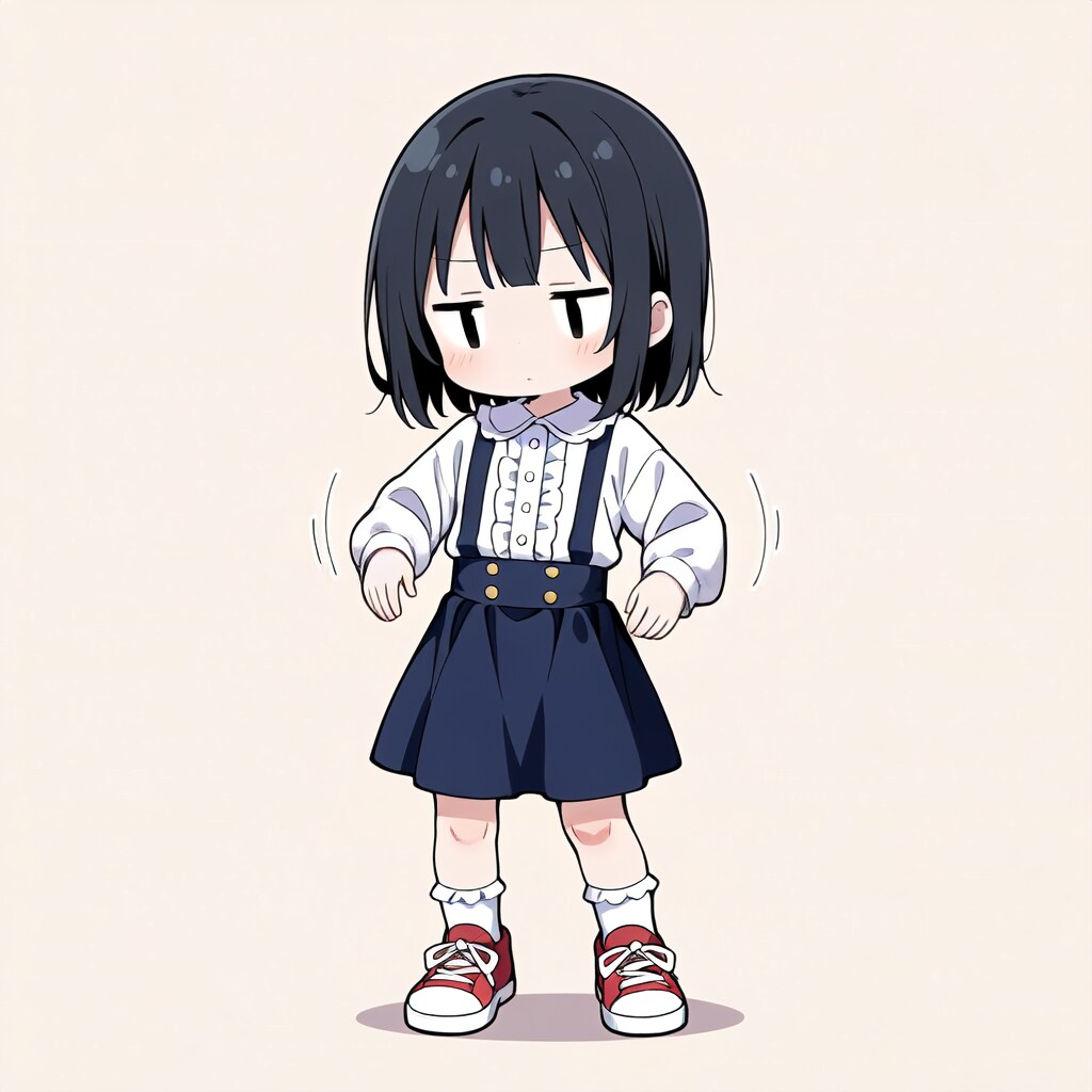 茉莉、風を起こす【パラパライラスト４０】