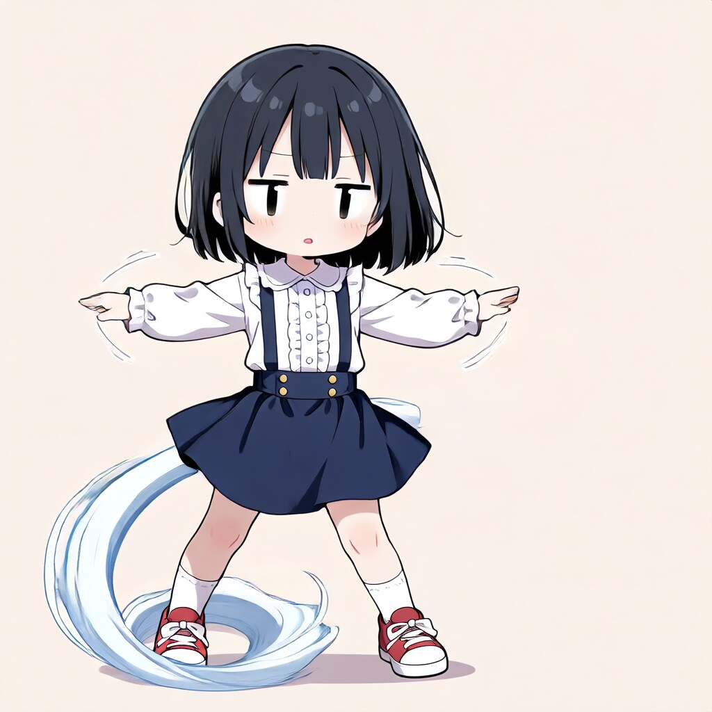 茉莉、風を起こす【パラパライラスト４０】