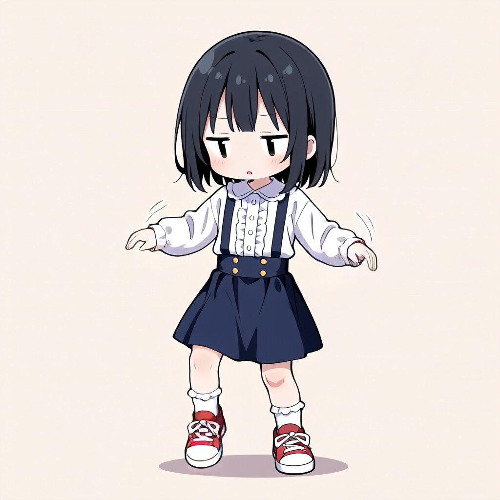 茉莉、風を起こす【パラパライラスト４０】