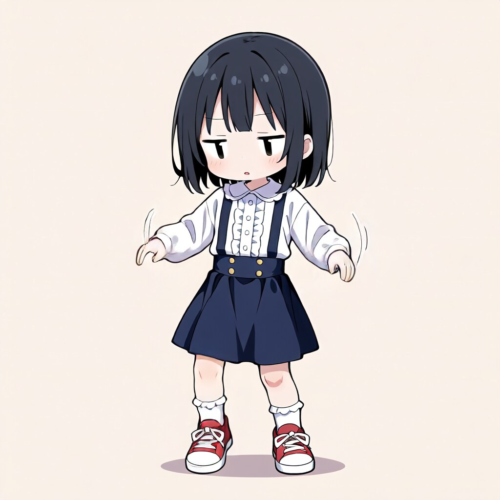 茉莉、風を起こす【パラパライラスト４０】