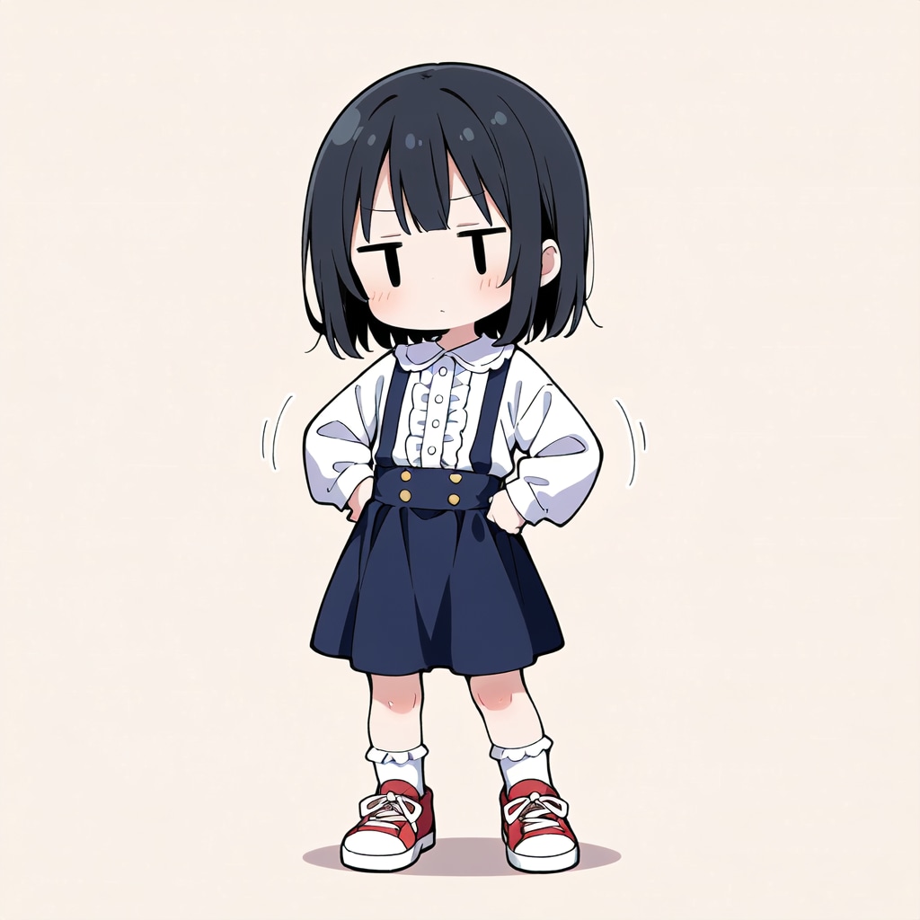 茉莉、風を起こす【パラパライラスト４０】