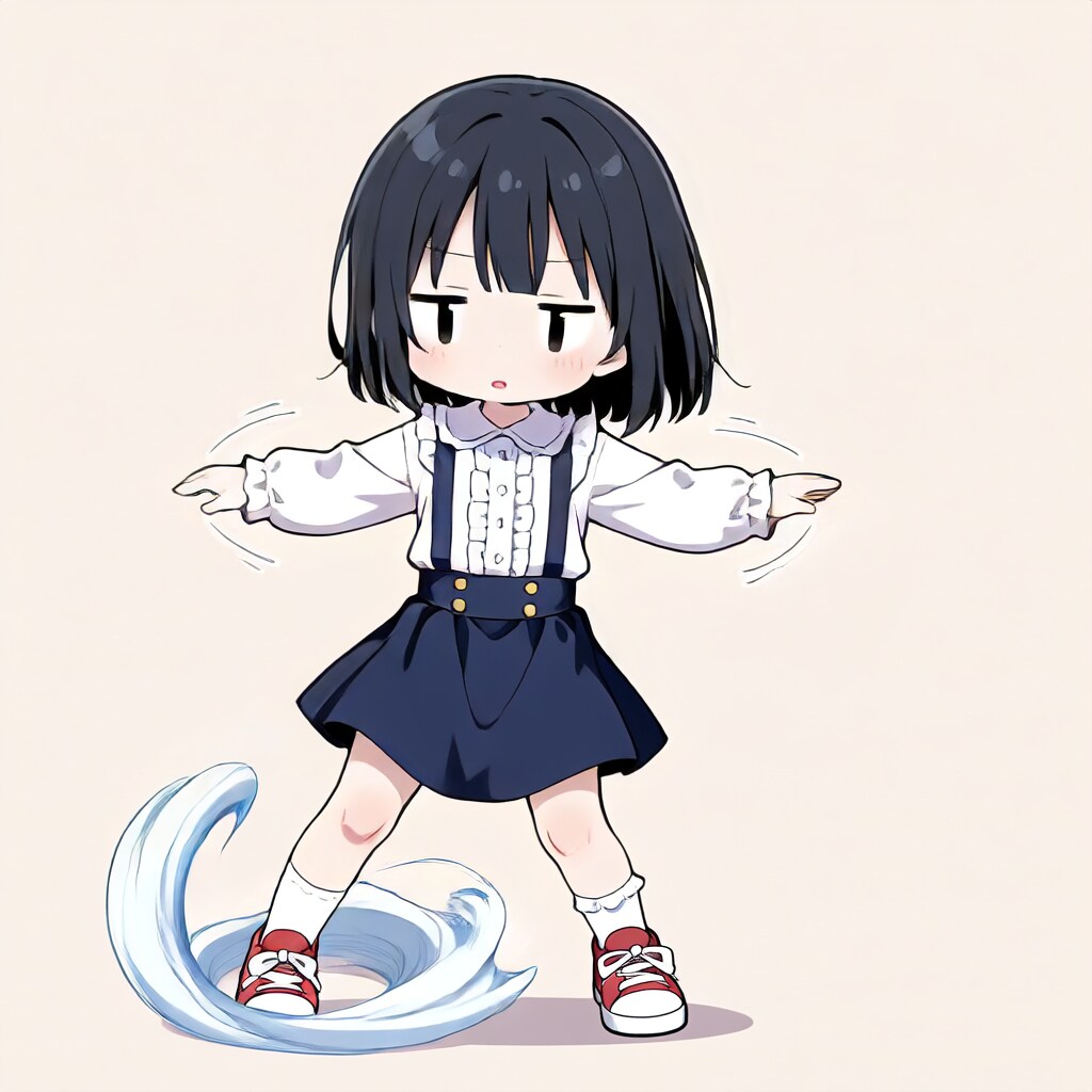 茉莉、風を起こす【パラパライラスト４０】