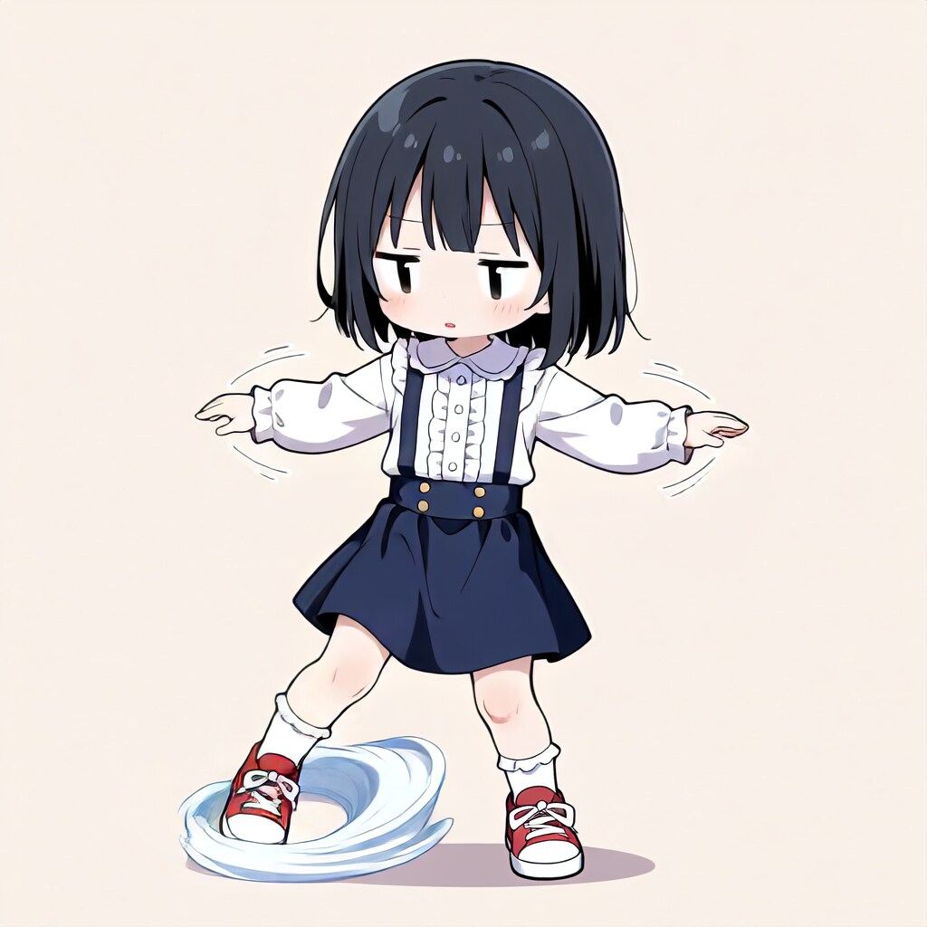 茉莉、風を起こす【パラパライラスト４０】