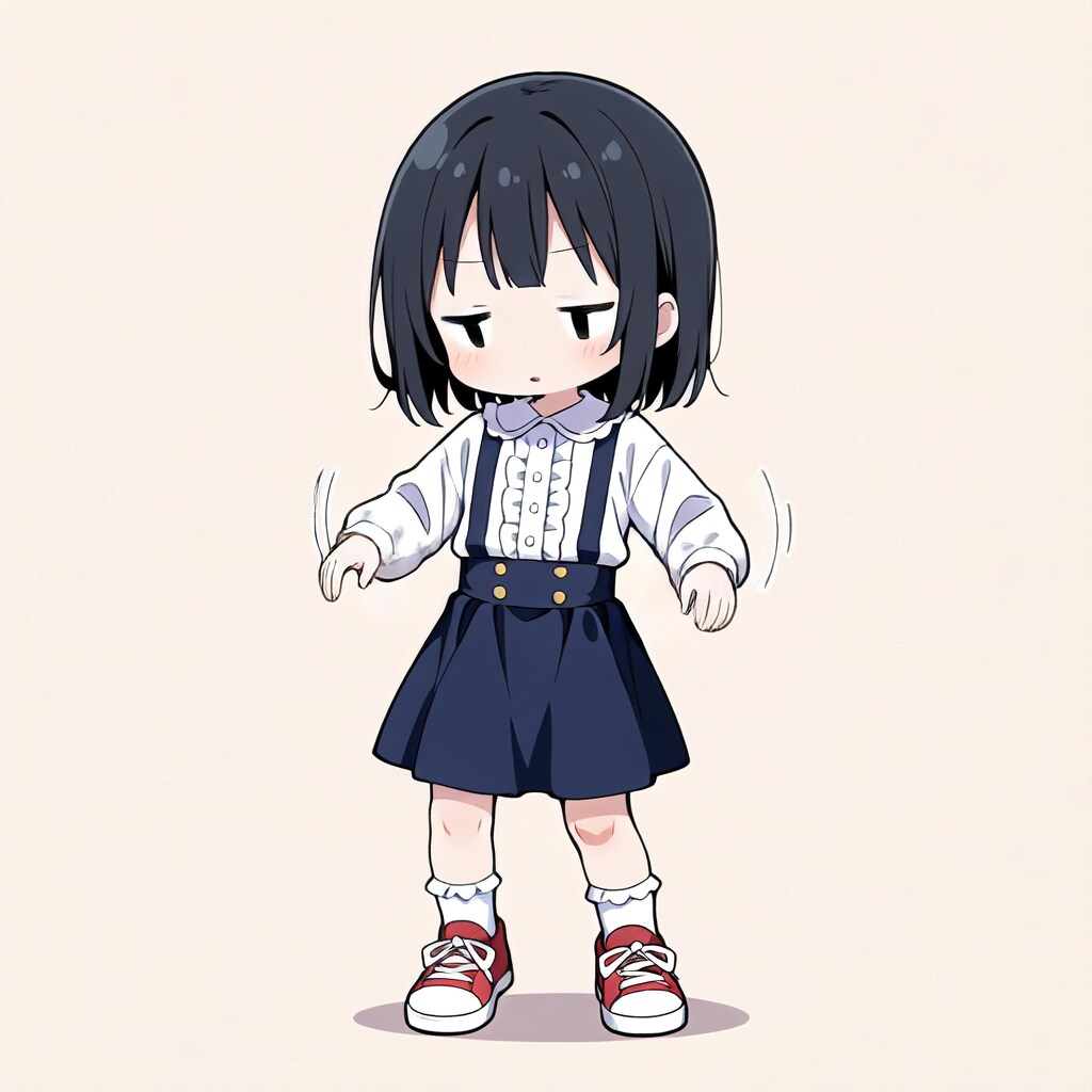 茉莉、風を起こす【パラパライラスト４０】