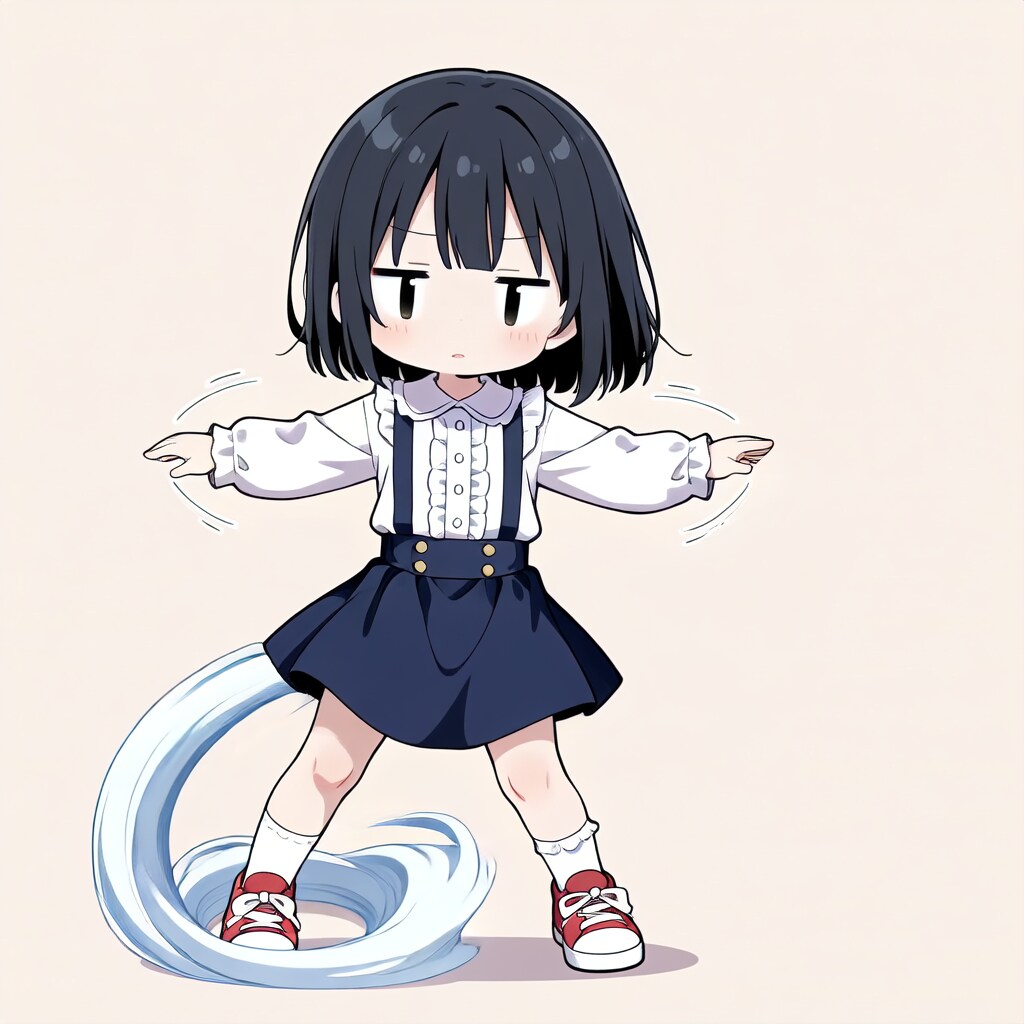 茉莉、風を起こす【パラパライラスト４０】