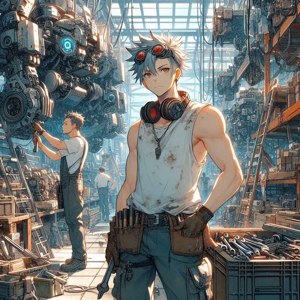 メカニックの青年 -Young Mechanic-