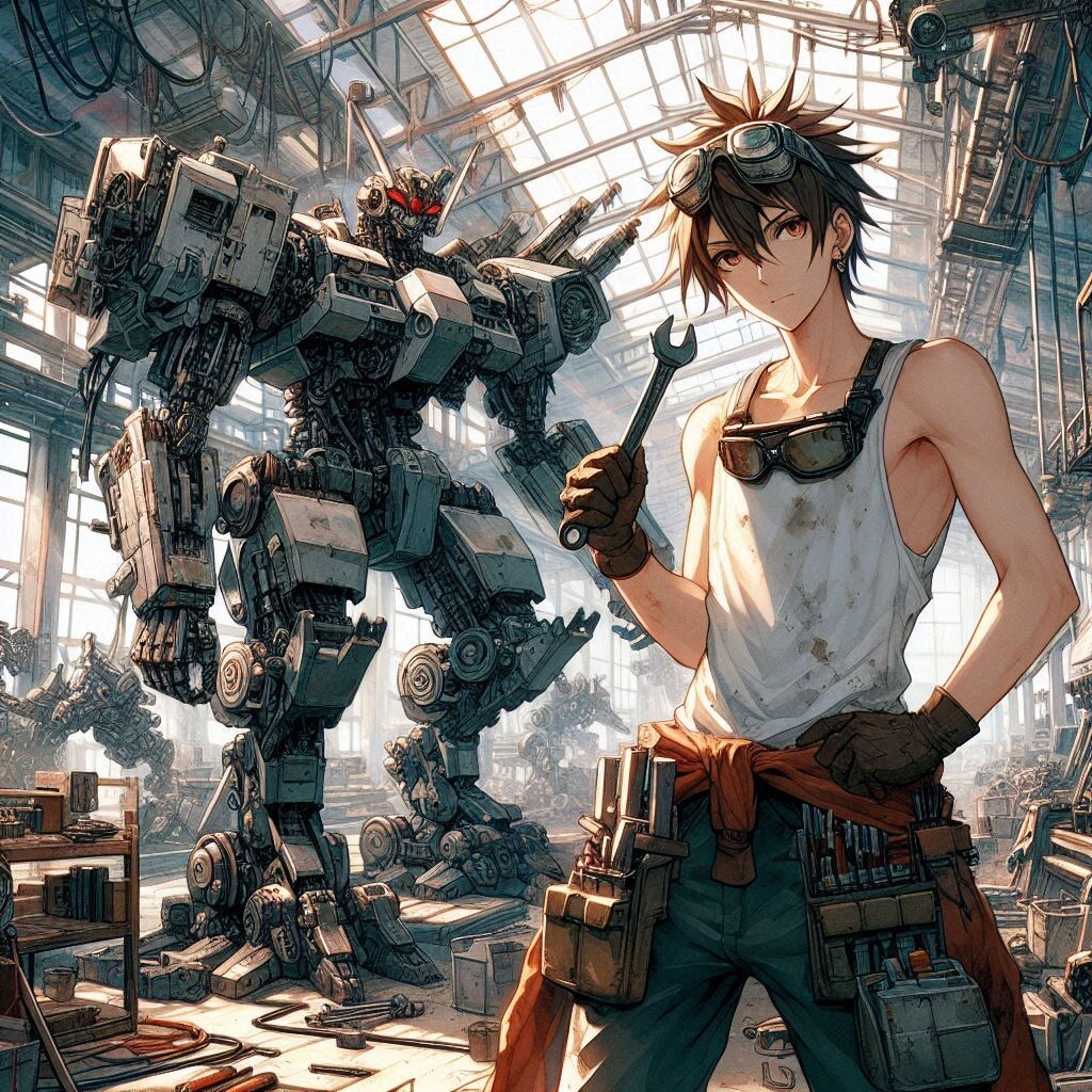 メカニックの青年 -Young Mechanic-