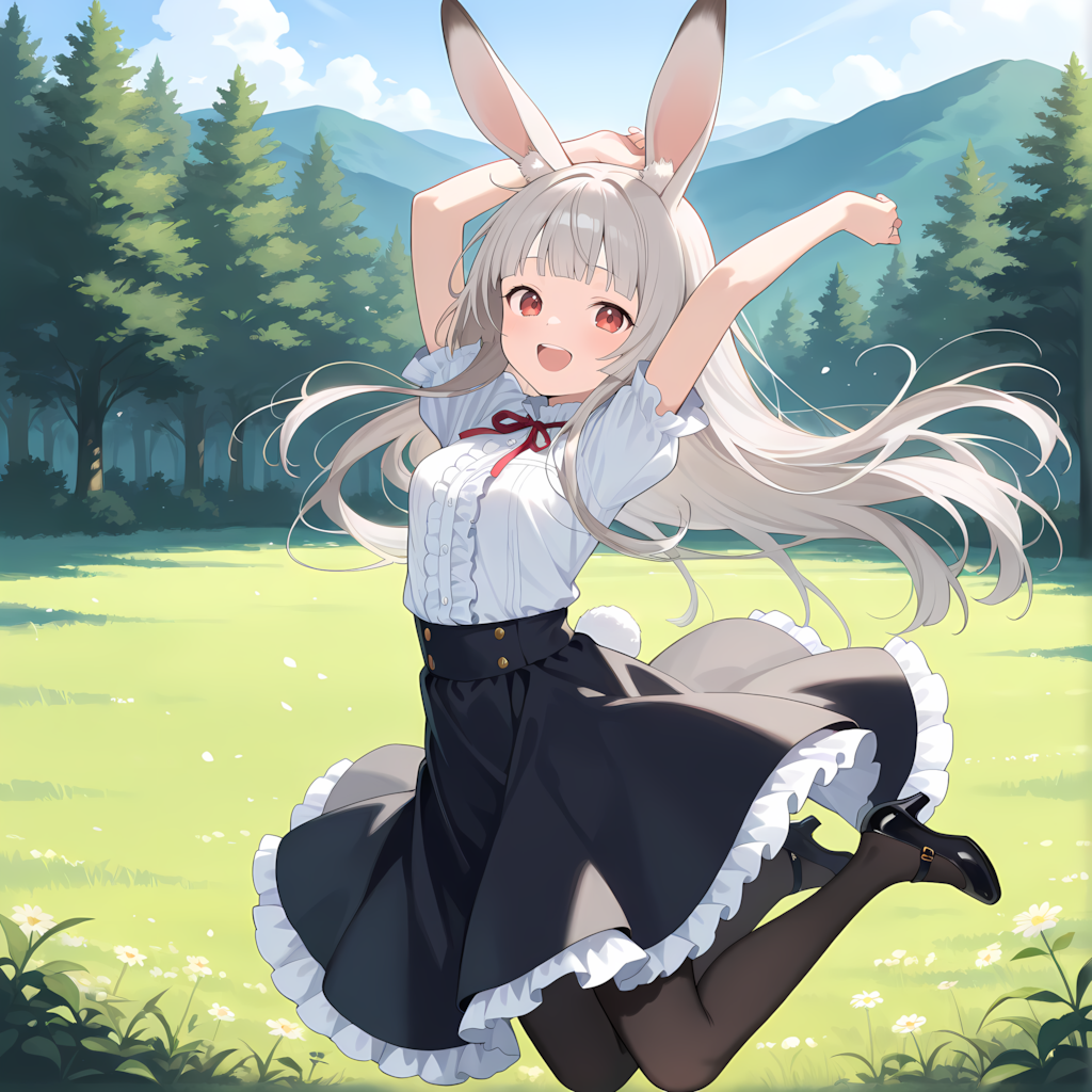 春です、ジャンプしたくなりませんか？