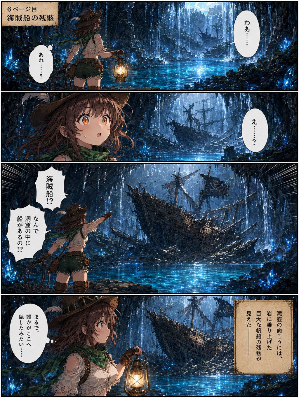 シーフちゃん／洞窟海賊船の秘宝　完全版（本編、タイトル、アイキャッチ、ボツ絵）