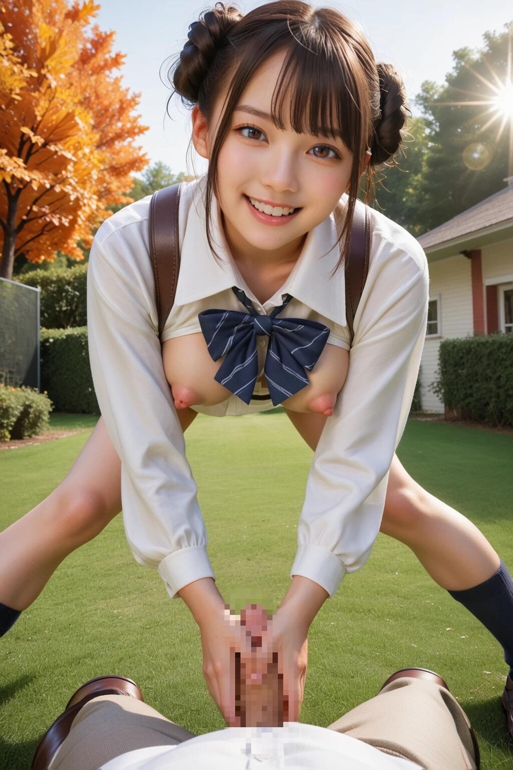 日光浴中すみません！セックスさせてください！