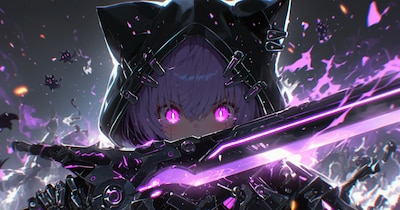 黒猫魔剣士