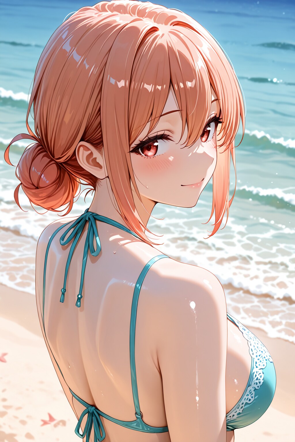 ビキニ姿の人妻のガ〇ママです！