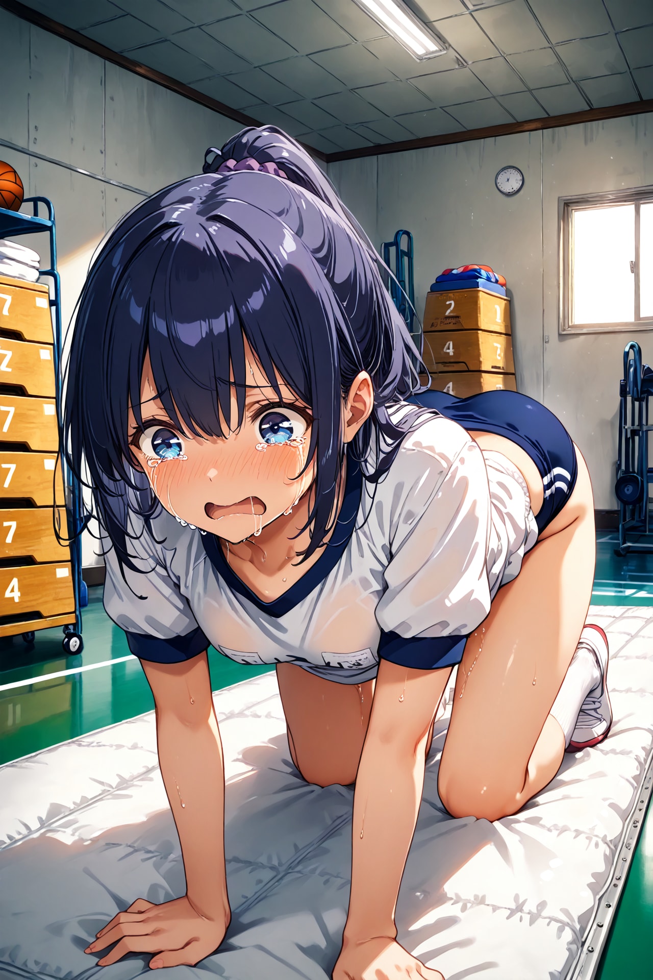 四つん這いブルマ(21)