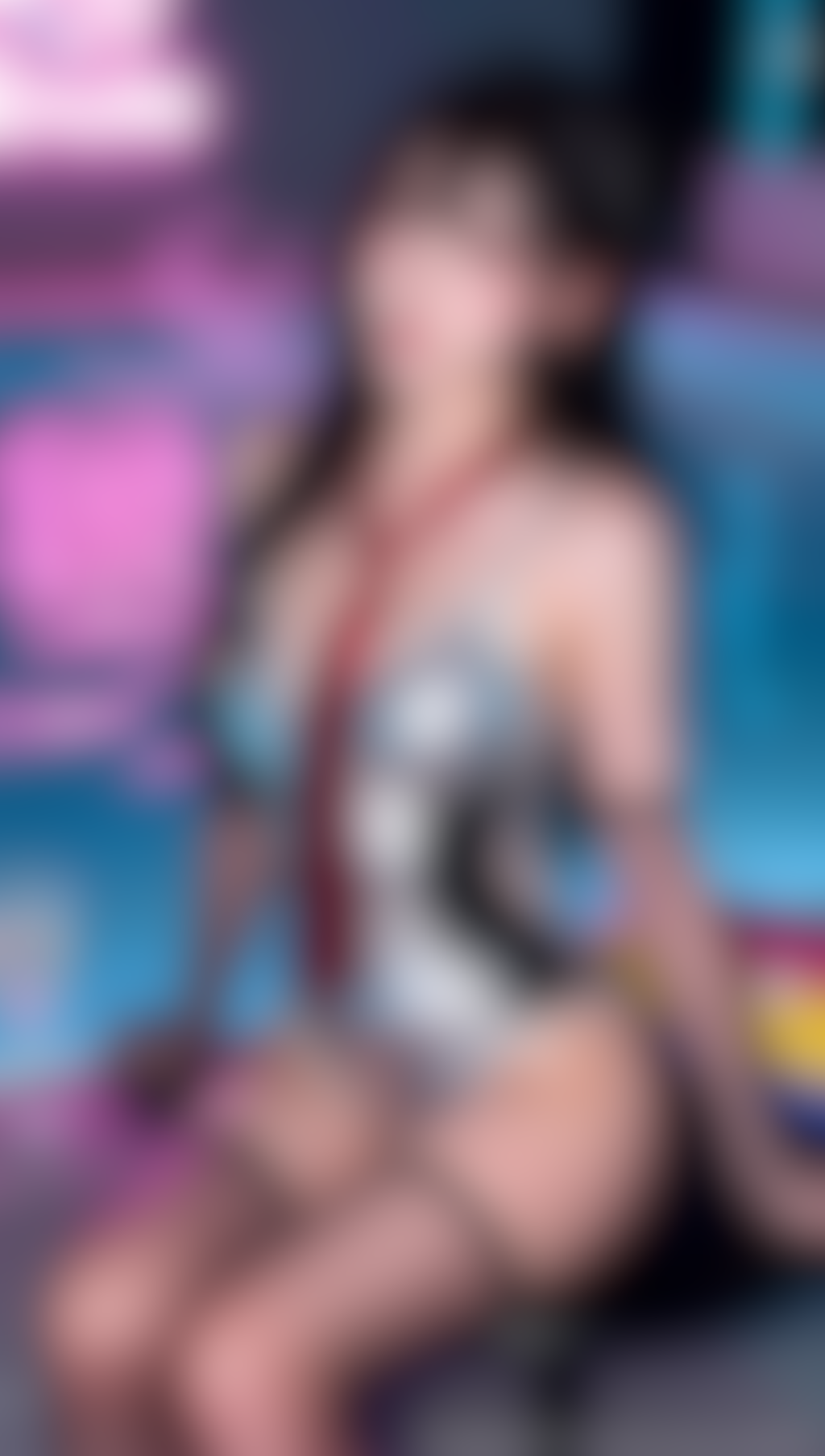 【4K】Metallic swimwear