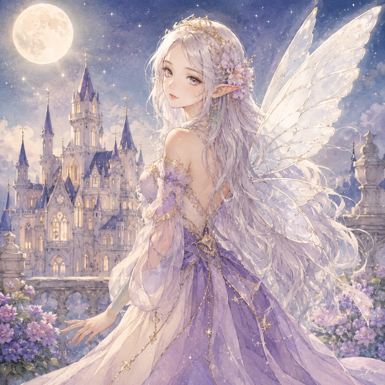 月の妖精(フォレスト)と、葡萄の木の妖精(ビレッジ)