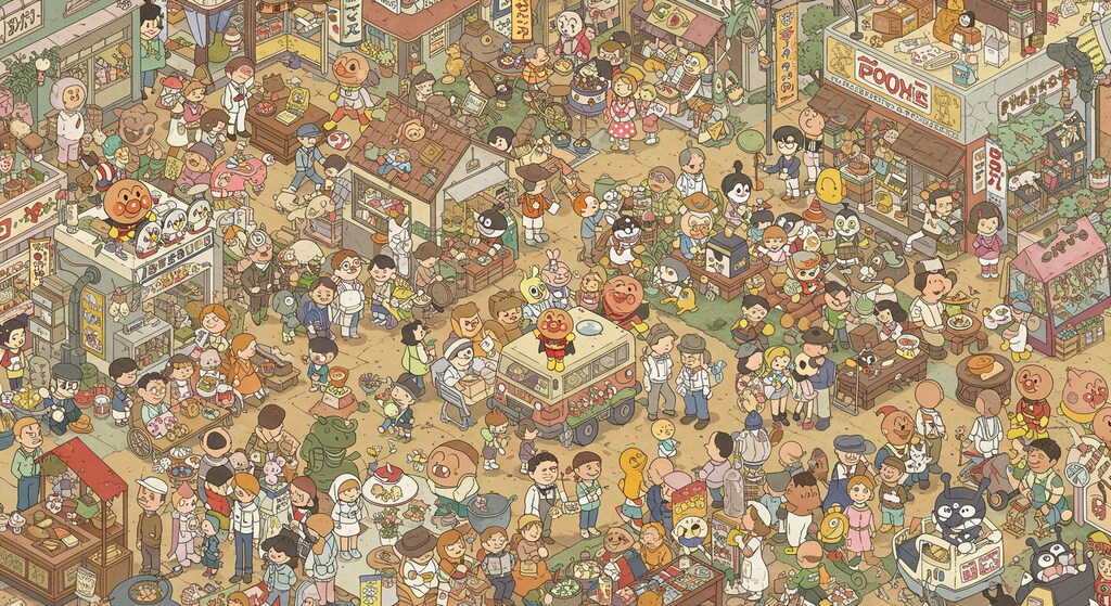 【習作】ウォーリーを探せ的なの