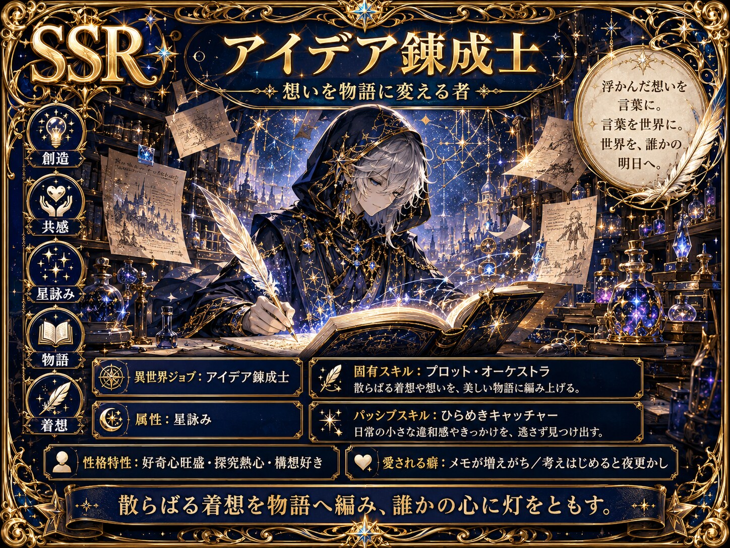 ChatGPTで作る異世界転生ガチャ