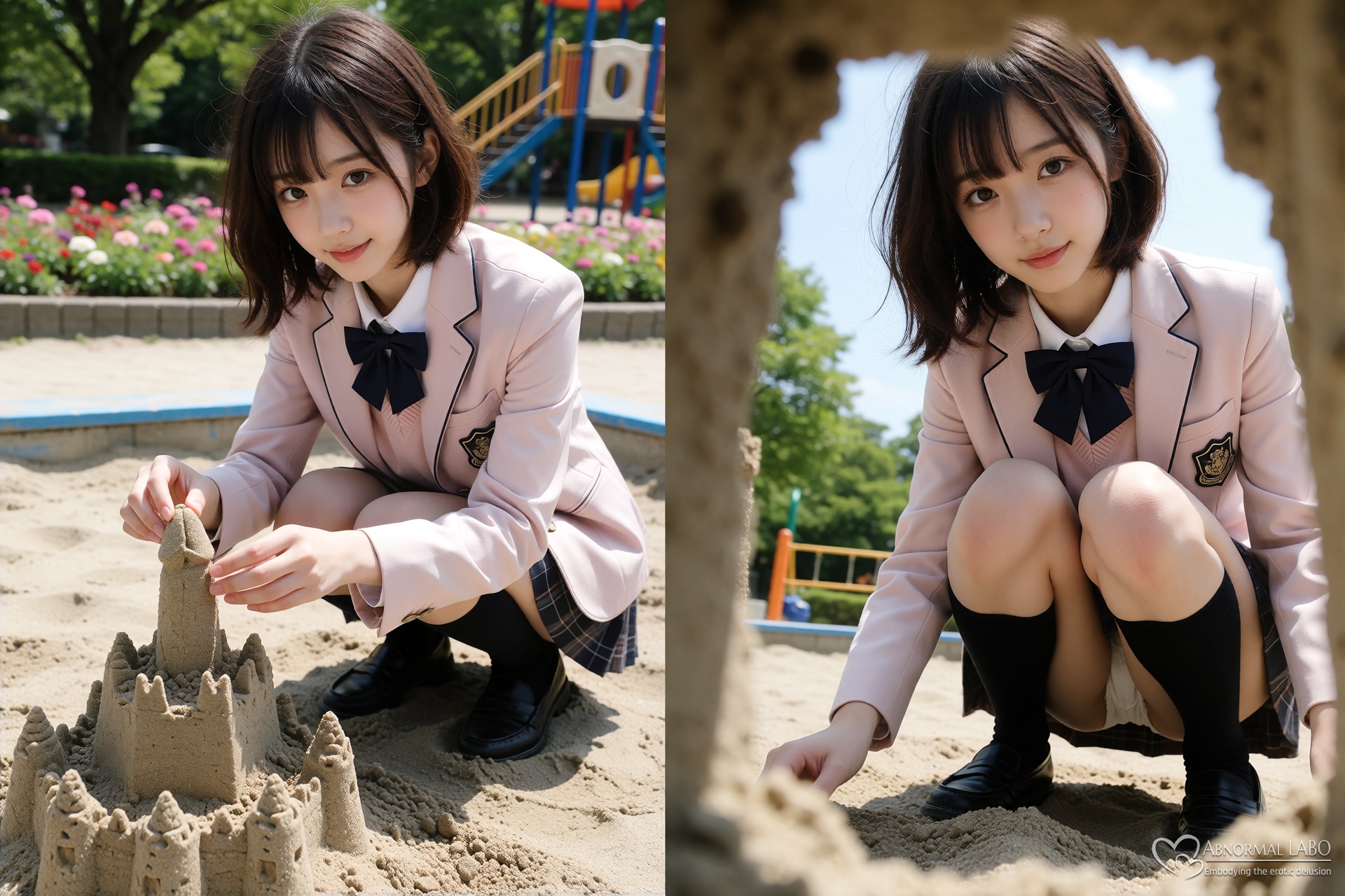 40連発）砂のお珍城♡2カメパンチラ（Krea2）