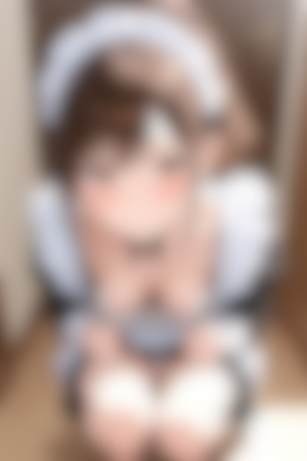 40枚エッチなしゃがみ方のメイド