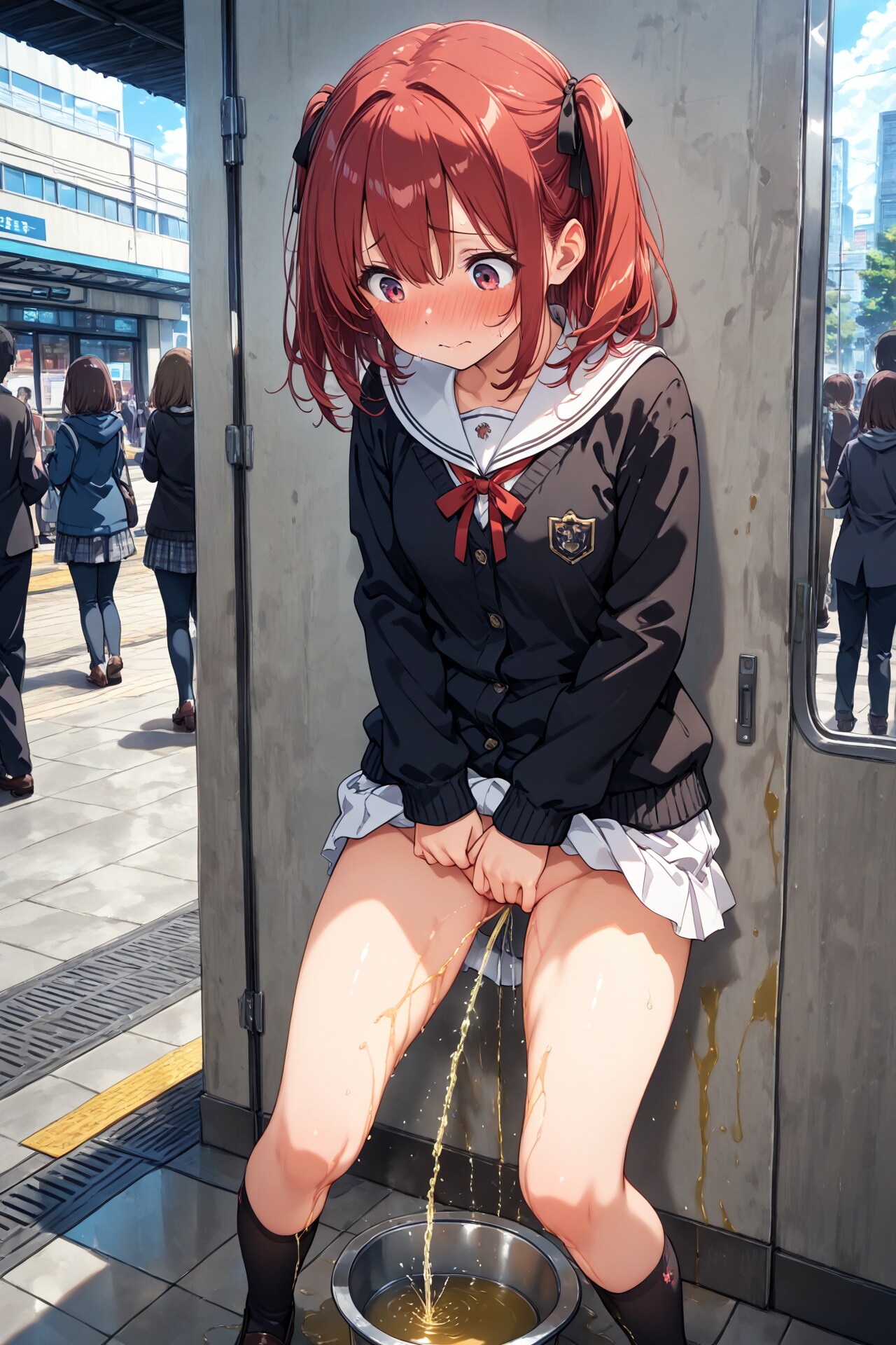 街中でおもらししちゃった娘(24)
