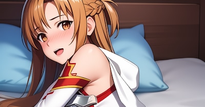 Service shots of Asuna / アスナちゃんのサービスショット