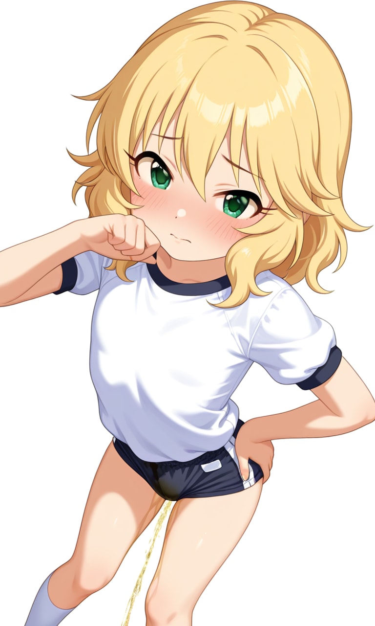 ブルマお漏らし【櫻◯桃華】