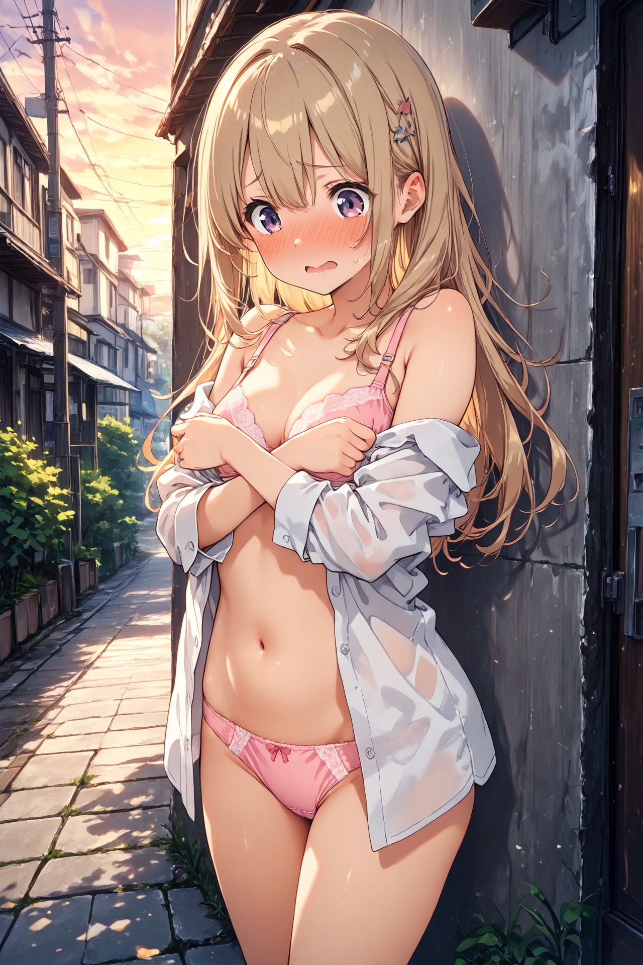 彼女に野外露出させてみた(23)