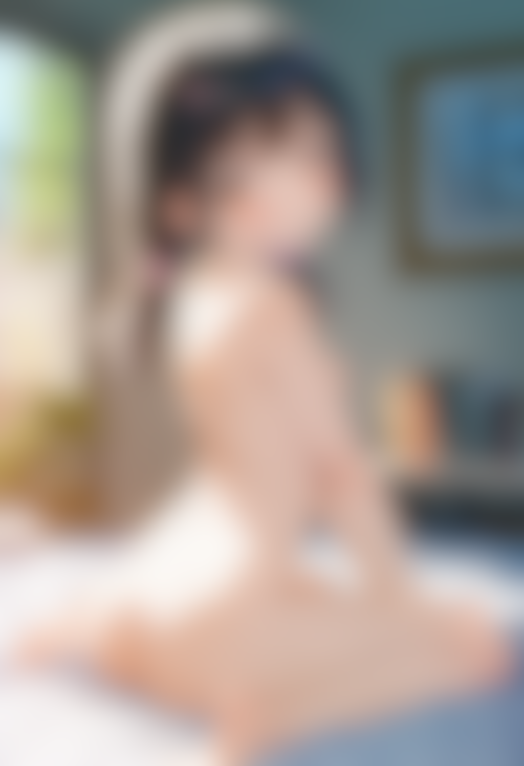 支援者限定、女の子すわり