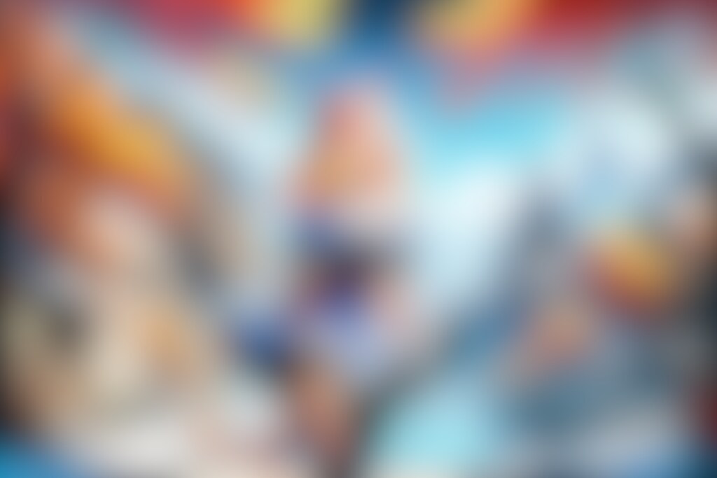 秋彩に舞う白雪とケモミミ乙女