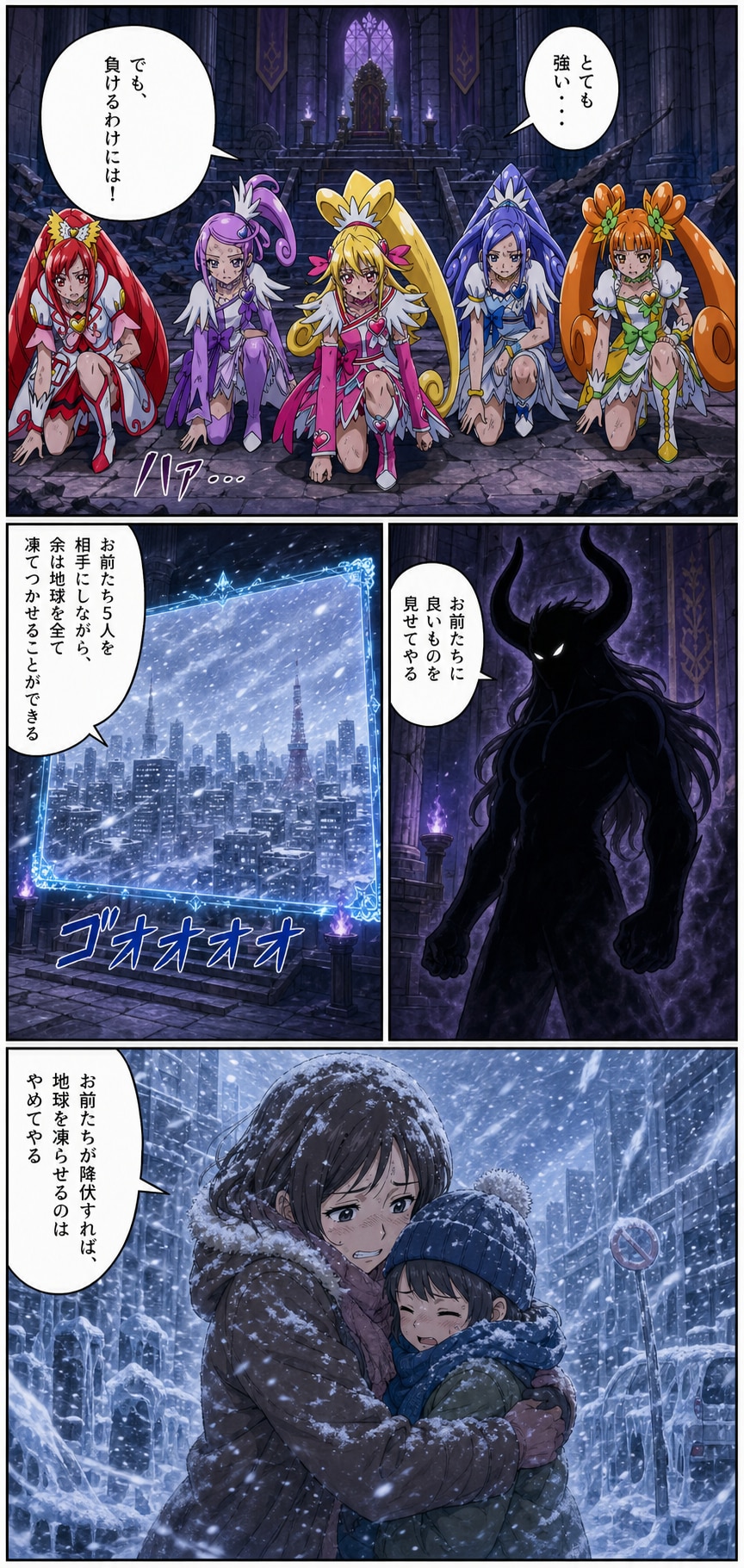 【リクエスト】プレジデントに敗北して氷像となる◯キドキ◯リキュア