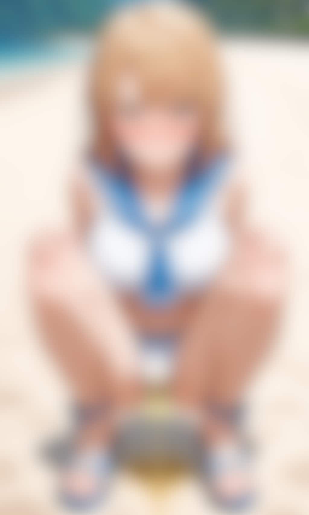 おしっこお漏らしチャレンジ【一〇いろは】(セーラーミズギ)