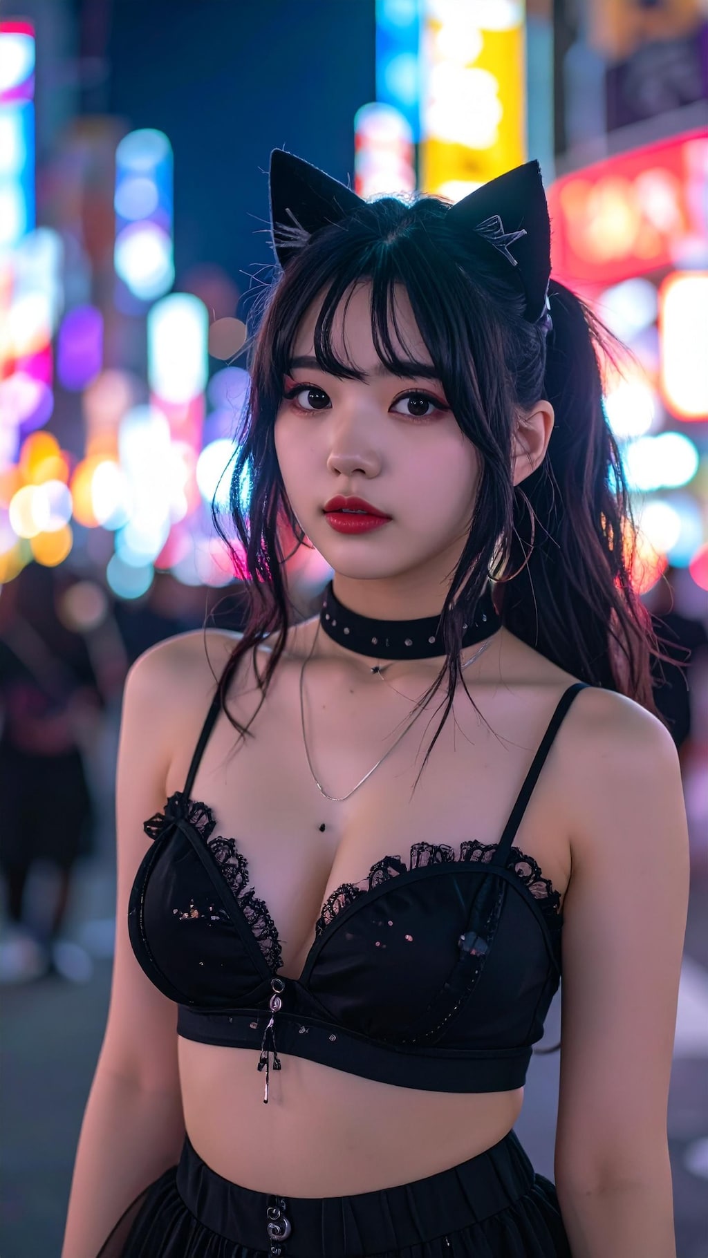 2025ハロウィンー黒猫&白猫ちゃんー