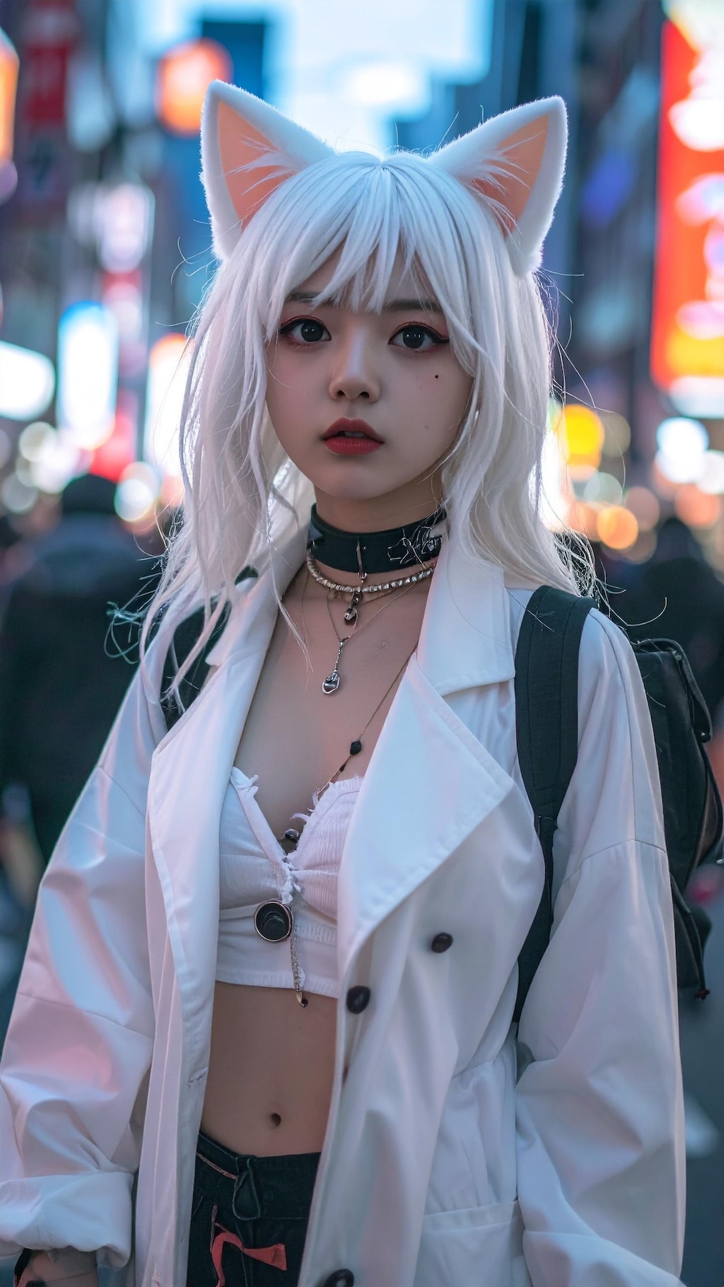 2025ハロウィンー黒猫&白猫ちゃんー