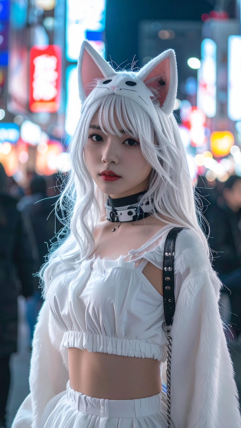 2025ハロウィンー黒猫&白猫ちゃんー