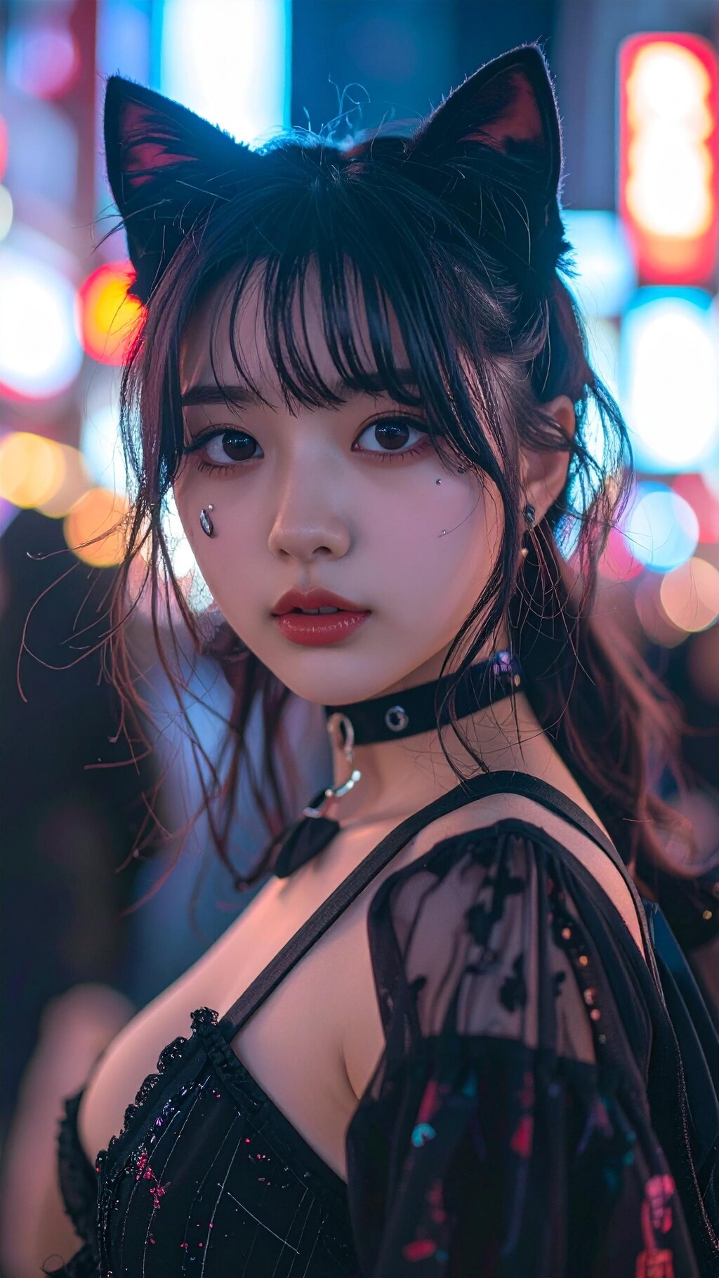 2025ハロウィンー黒猫&白猫ちゃんー