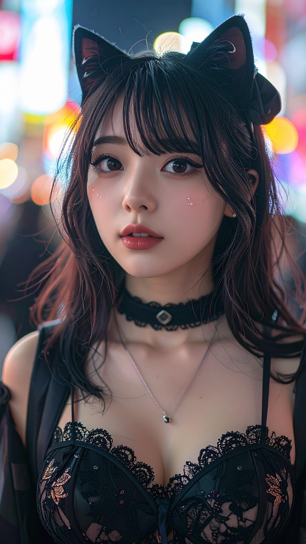 2025ハロウィンー黒猫&白猫ちゃんー