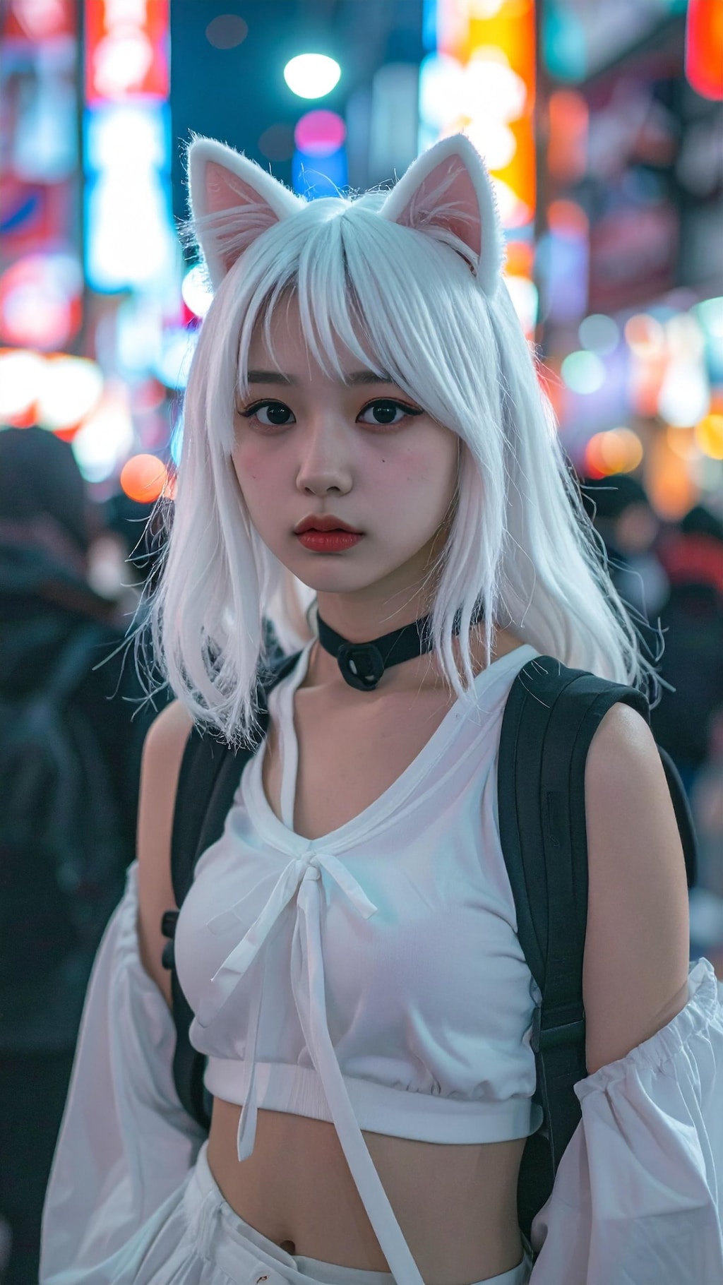 2025ハロウィンー黒猫&白猫ちゃんー