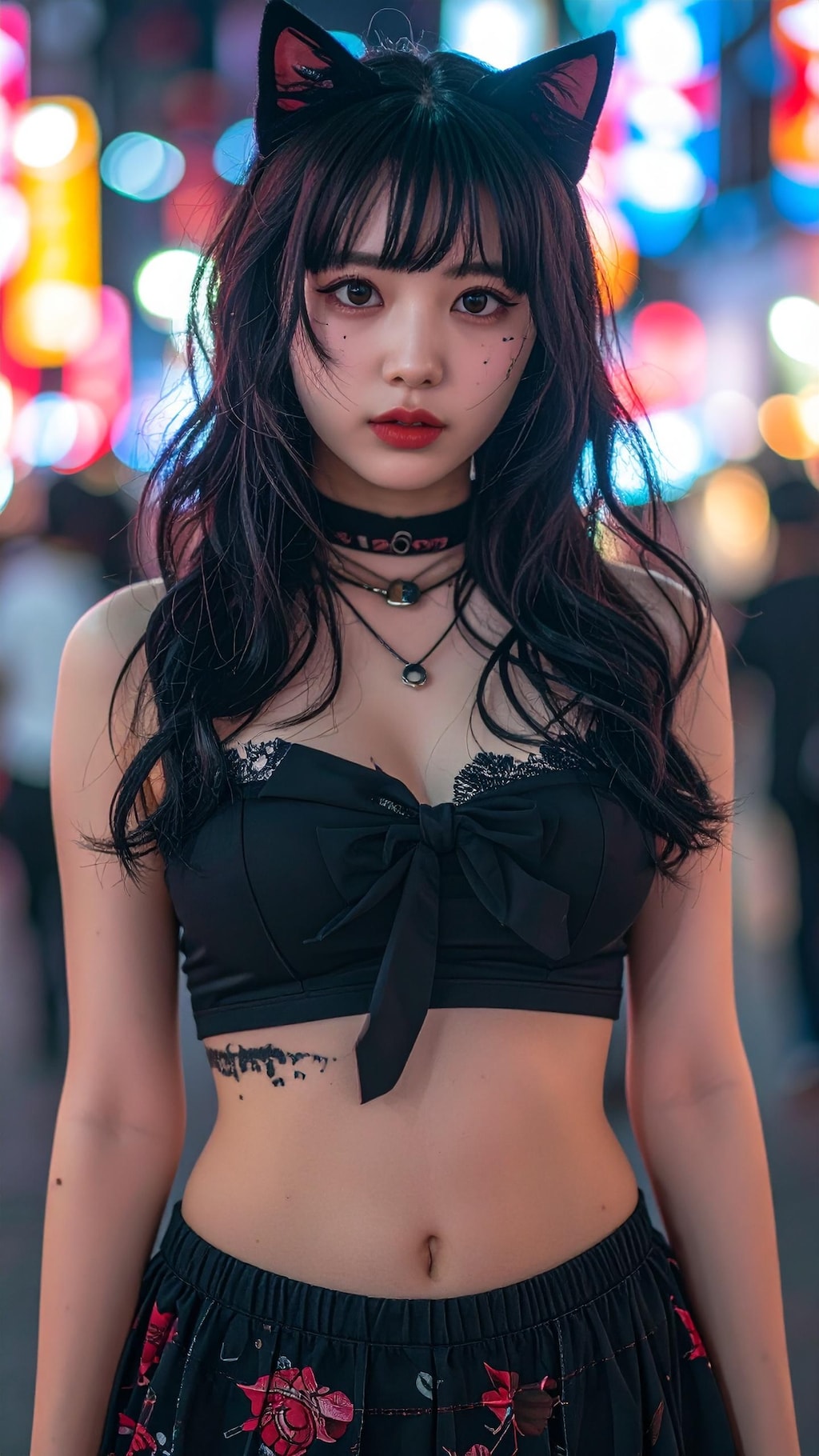 2025ハロウィンー黒猫&白猫ちゃんー