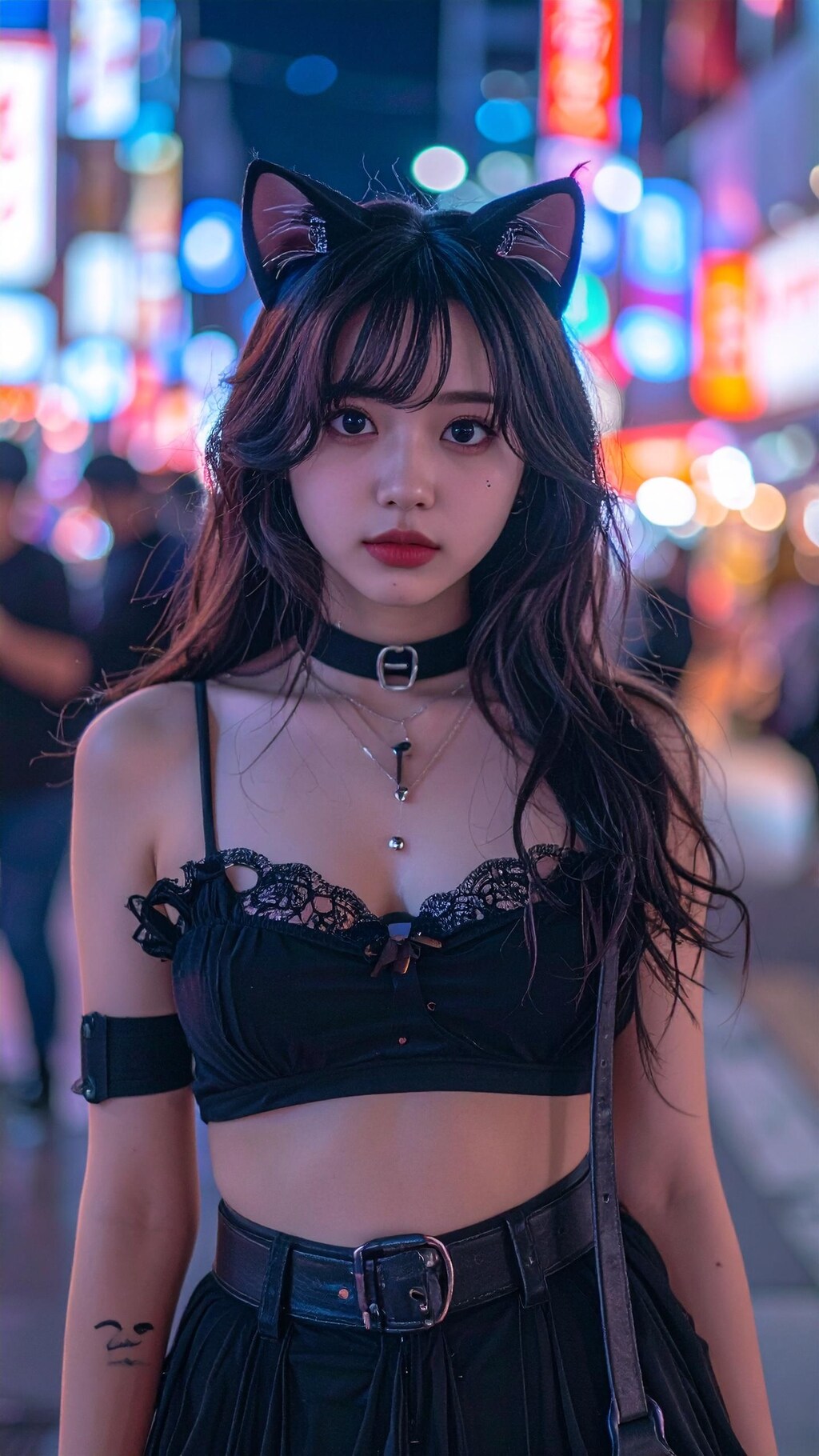 2025ハロウィンー黒猫&白猫ちゃんー