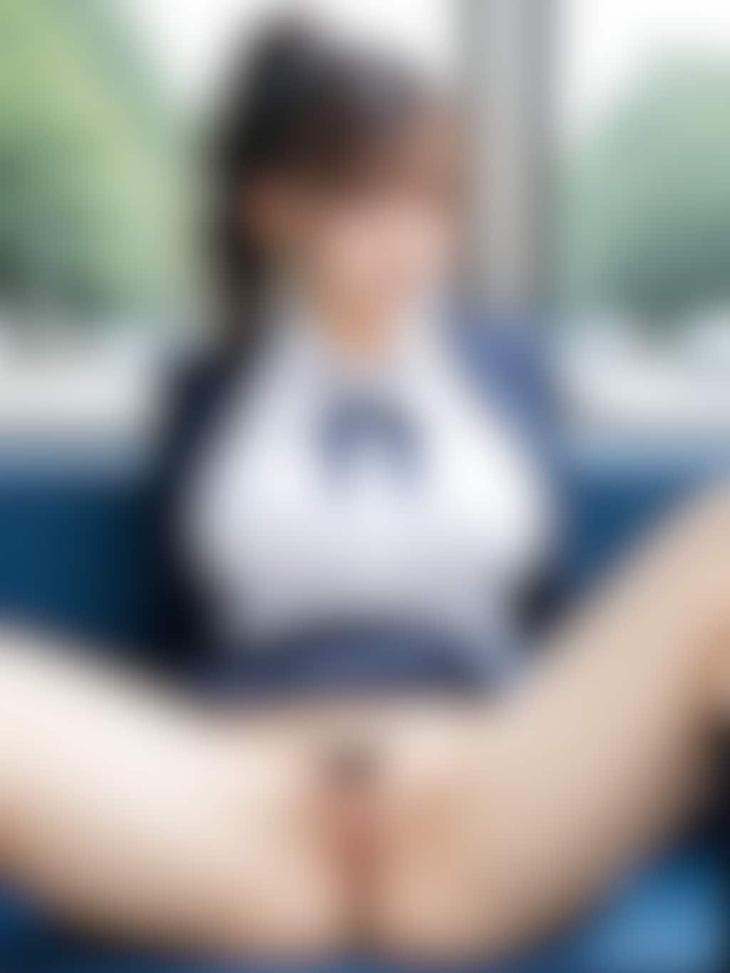 電車の中で…我慢できなくなっちゃった♡