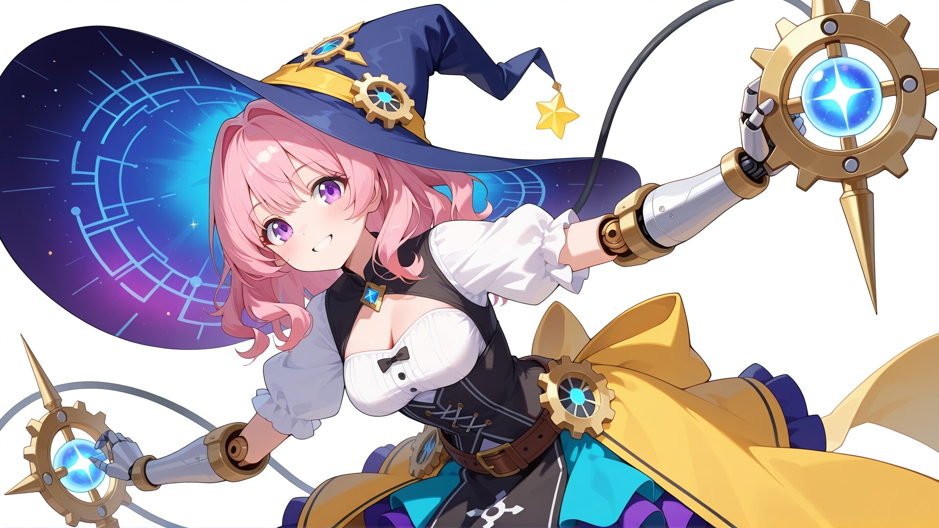 メカニカルサイバーウィッチコーデ