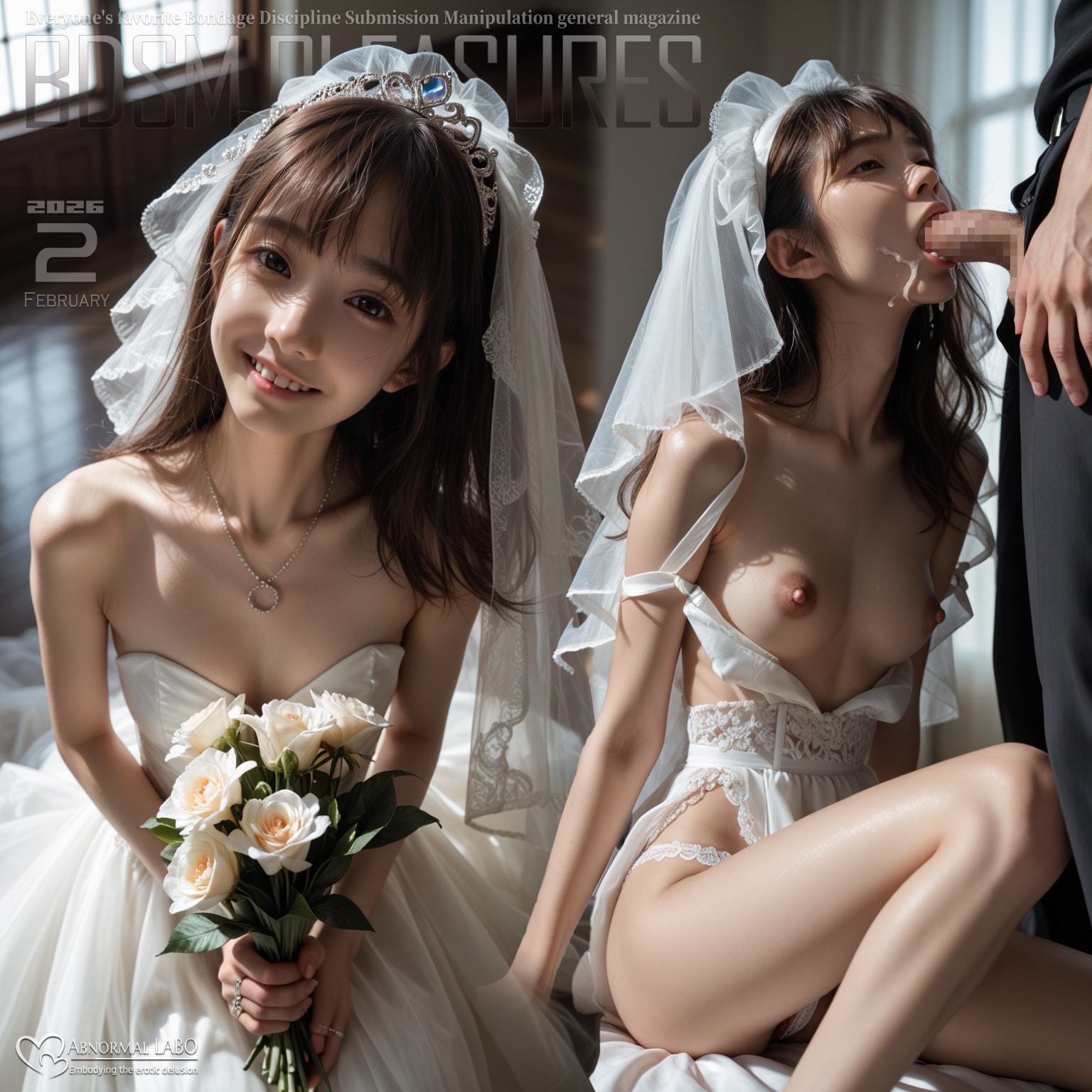 40枚）縄とザーメンと私Ⅱ♡変態花嫁さん【BDSMFAN】