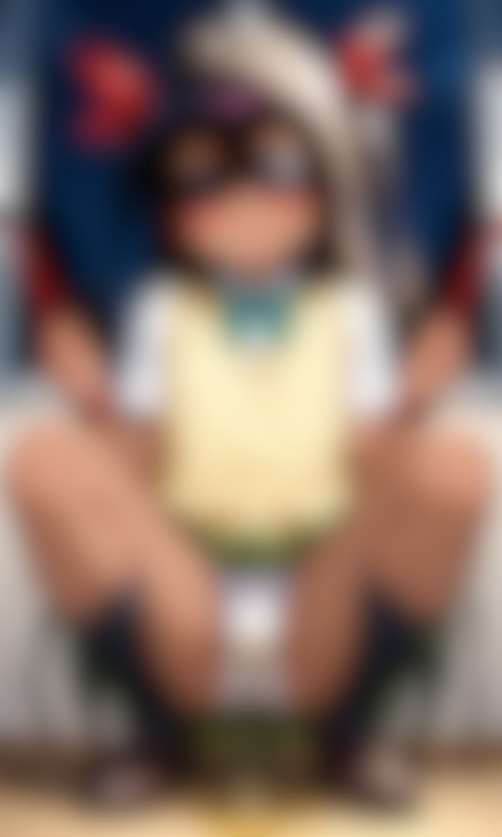 おしっこお漏らしチャレンジ【ネ〇シス】(制服・目隠し・緊縛)