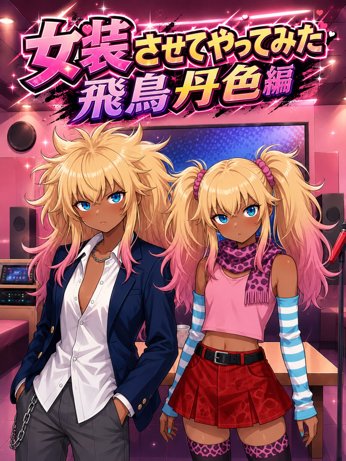 女装させてやってみた②　飛鳥丹色編