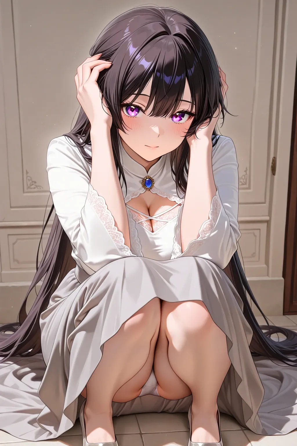 3枚:頭痛パンチラ