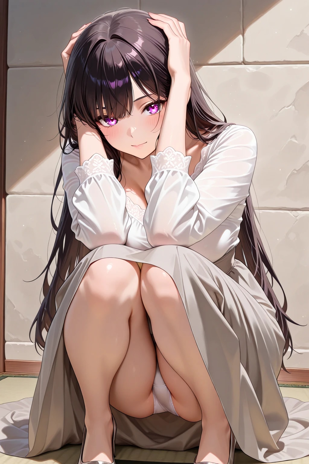 3枚:頭痛パンチラ